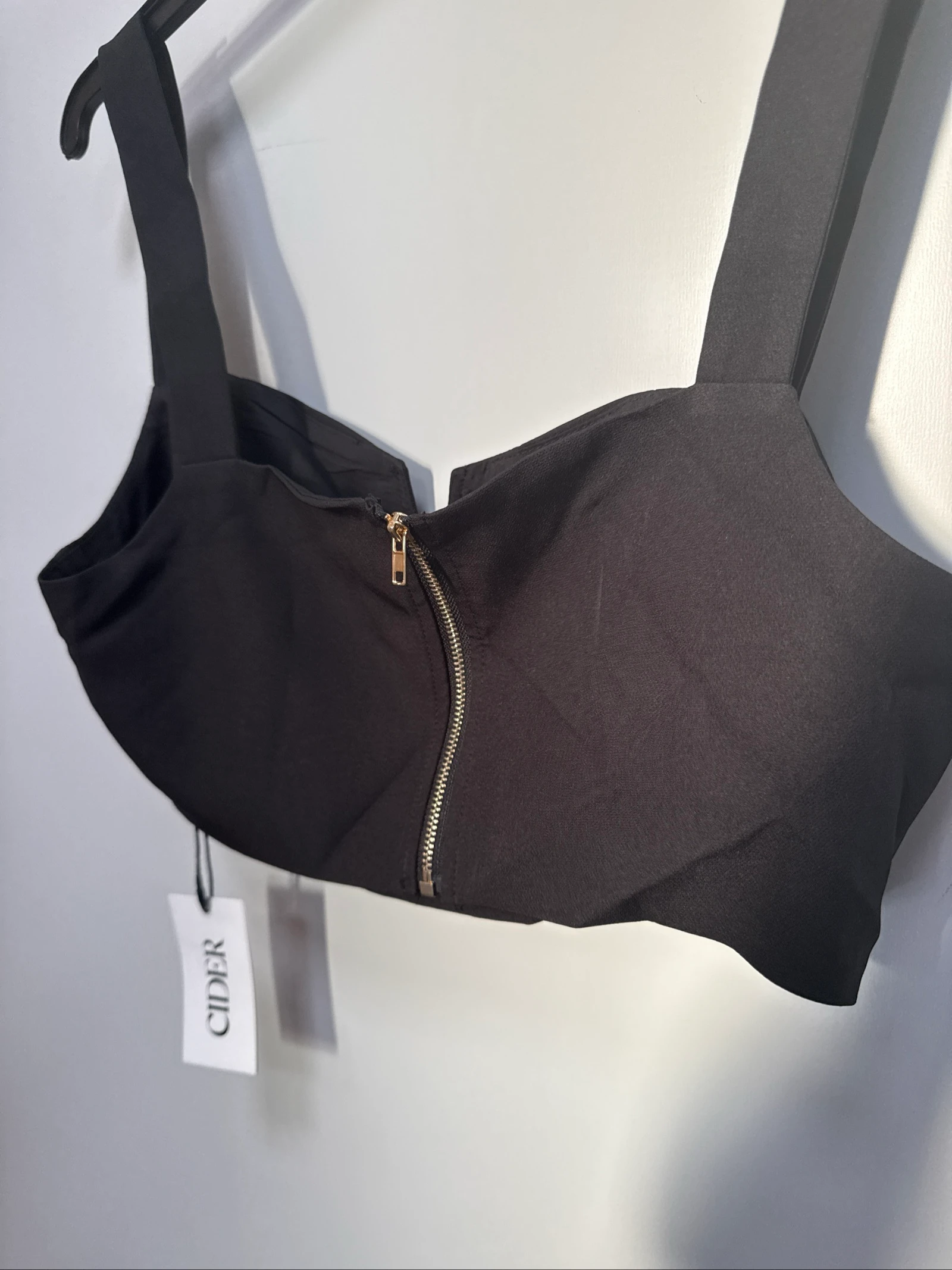 Top negro Cider mujer talla M nuevo con etiqueta – photo 3